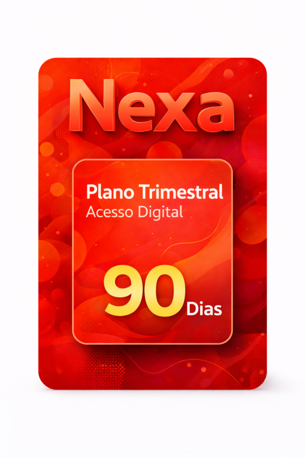 NexaTV Plano Trimestral Acesso Digital 90 Dias