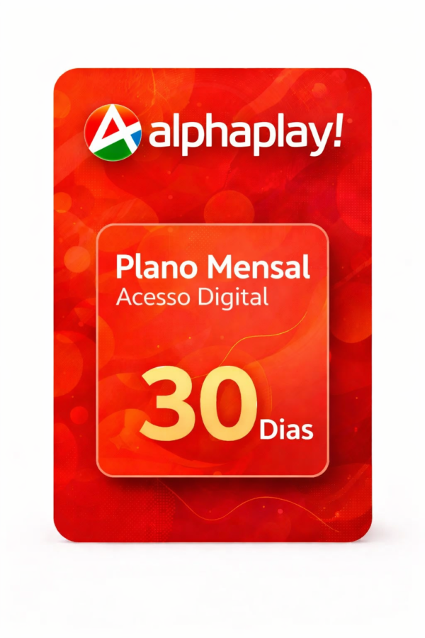 Recarga AlphaPlay Mensal 30 Dias